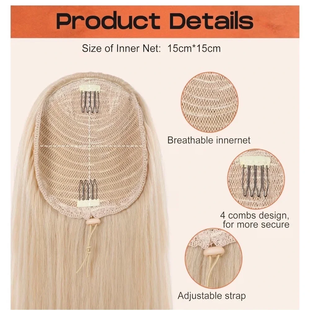 Elegant Blonde Hair Extension Medium blonde